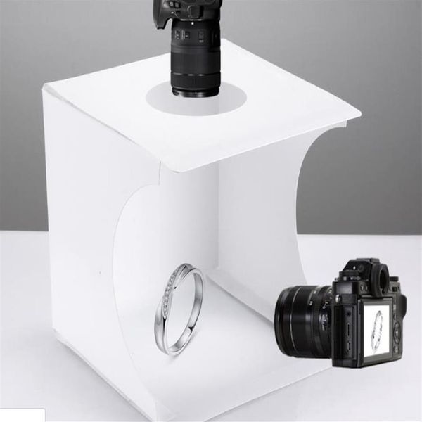 Mini Portable pliant Lightbox Pography Studio Soft box lumière LED po Soft Box DSLR caméra Po Background2752