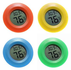 Mini Portable LCD thermomètre numérique hygromètre réfrigérateur congélateur testeur rond température humidité mètre détecteur thermographe