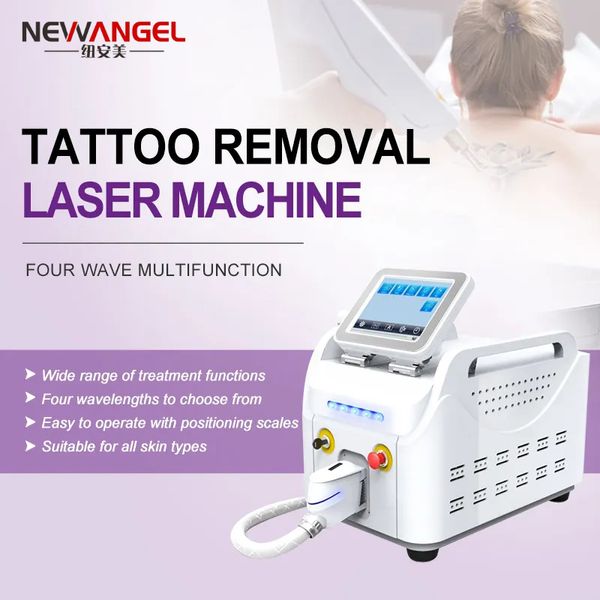 Mini Portable Nd Yag Laser visage noir poupée 1320nm Carbon Peeling 1064 532 Machine de détatouage