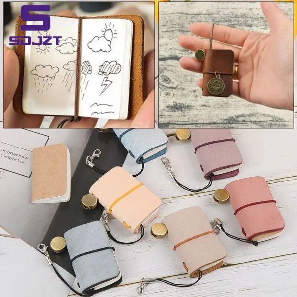 Mini portable Notebook Core Travel Journal Booklet 4.6 * 2,8 cm Blocage-notes Book Book Daily Planner Organizer Pocketbook Sketchbook