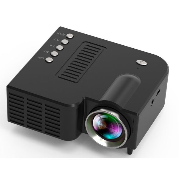 Mini projecteur portable UC28C Home Cinéma Divertissement Lecteur de cinéma USB Audio Vidéo Proyectore pour téléphone portable avec le même écran