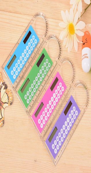 Mini Calculatrice d'énergie solaire portable Creative Multifonction souverain Étudiants Gift JXW0441253868