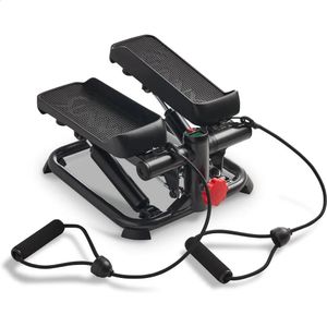 Mini Stepper portable pour exercice Équipement cardio à étape d'escalier à faible impact avec moniteur numérique Intensité et hauteur 240416