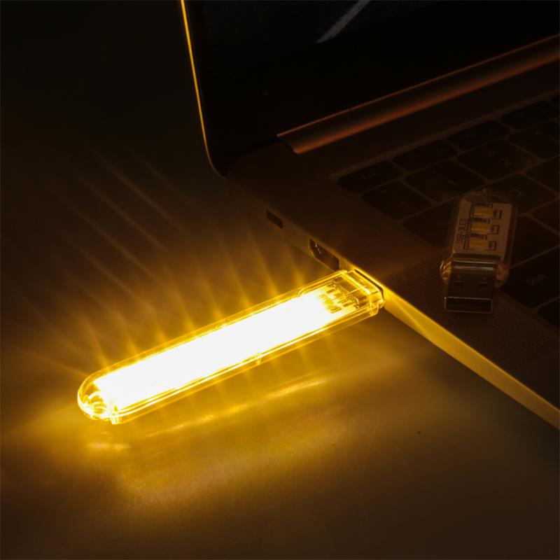 Mini Portable USB LED Książka Light DC5V Ultra jasne czytanie Lampa 3LEDS 8LEDS Lights for Power Bank PC Laptop Notebook