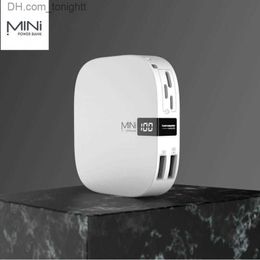Mini Power Bank 20000mAh Chargeur portable pour téléphone portable Affichage numérique Chargement USB Batterie externe pour iPhone Q230826