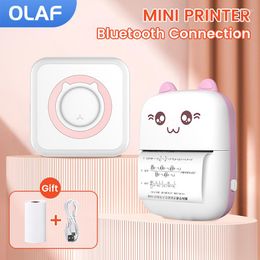 Mini Printer Label Maker Machine Pocket Wireless Miniprint Bluetooth PO voor telefoonafdrukpapier van telefoons voor telefoon