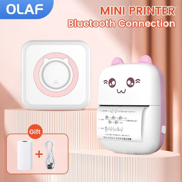 Mini imprimante étiqueteuse Machine poche sans fil Miniprint Bluetooth Po pour téléphone papier d'impression thermique