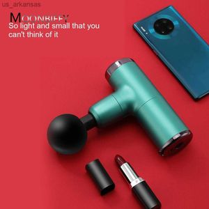 Mini Professionele Massage Gun Body Spier Ontspanning Massager Hoge Frequentie Elektrische Massager Office Home Gym Levert L230523