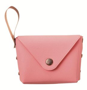 Mini porte-monnaie en PU sac couleur bonbon fourre-tout rouge à lèvres étui à cosmétiques Portable porte-clés en cuir porte-clés sac à main