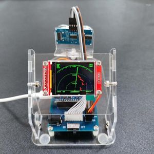 Mini Radar Scanning Ultrasone Detection Robot LCD -scherm Open Source DIY Kit voor Arduino