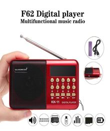 Mini Radio Portatil FM Antenne Receo stéréo Receiver bidirectionnel Bluetooth Portable Radios pour le module portable USB Home 220 V9961214
