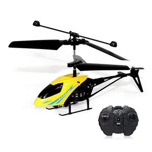 Mini RC 901 Hélicoptère 2.5CH Avion télécommandé incassable - Jaune