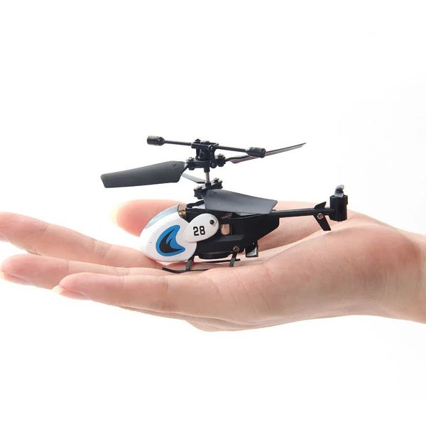 Mini Rc Helicópteros Aviones Control remoto Aviones controlados por radio Pro Coche Juguetes para niños Niño Avión Volador Quadrocopter 240131