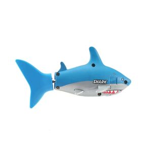 Mini RC Submarine 4 CH Remote Small Harks met USB Remote Control Toy Fish Boat Kerstcadeau voor kinderen Kinderen 240417