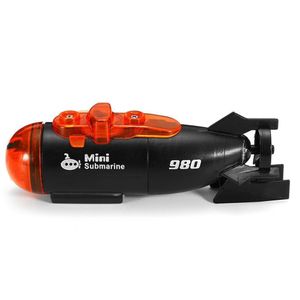 Mini RC Onderzeeër Speedboot Afstandsbediening Water Speelgoed Varken Drone Kindermodel Mini Simulatie Gift Afstandsbediening Speelgoed Boot C4W2