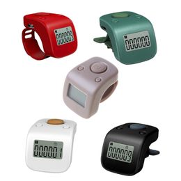 MINI RECHARGAGE DIGITAL LCD Electronic Ring Ring Tally Counter Six / 6 Digit Perles / Prayer Counter Clicker