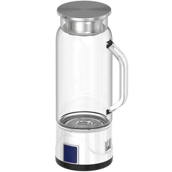 Mini copa de generador de hidrógeno recargable Filtro de agua portátil ionizador de botella de agua rico en hidrógeno puro h2 hervidor de hervidor 231221