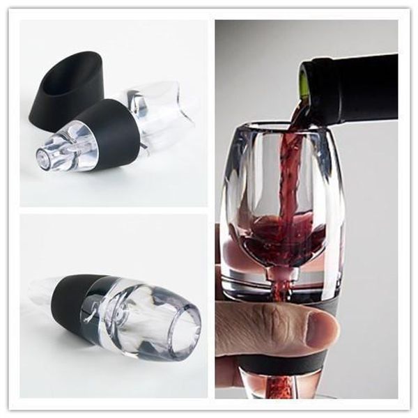 Mini décanteur magique de vin rouge, aérateur rapide essentiel, ensemble de filtres à trémie de vin, équipement essentiel de vin 10 pièces