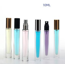 Mini vaporisateur de parfum rechargeable en verre Transparent 10 ml atomiseur Portable voyage vide contenant cosmétique bouteilles d'huile essentielle