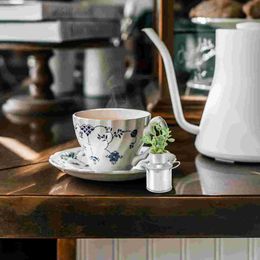 Le mini-lait rétro peut vase vase lait de lait vase en métal vase de ferme vintage vase vase de plante miniature pots miniatures