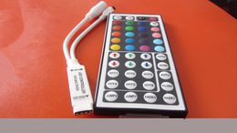 Mini controlador LED RGB con control remoto de 44 teclas para tira de luces LED SMD 5050/3528 RGB DC -5V ~ 24V 6A