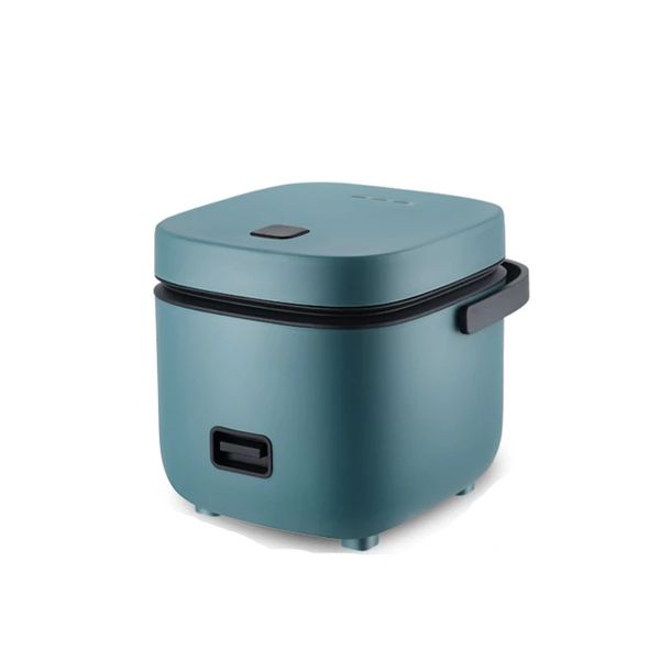 Mini olla arrocera multifunción, eléctrica, antiadherente, pequeña máquina de cocina para el hogar, para hacer sopa de gachas, UE