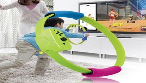 Mini Ring Pilates Cirkel met ringgrepen verstelbare elastische beenband 40 cm voor schakelaar JoyCon fit Adventure5714595