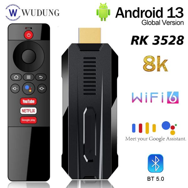 Mini clé TV RK3528, Android 130, Wifi 6, Smart Box, ATV 24G5G, double WiFi, 8K HD, décodeur, lecteur multimédia BT50, 240130