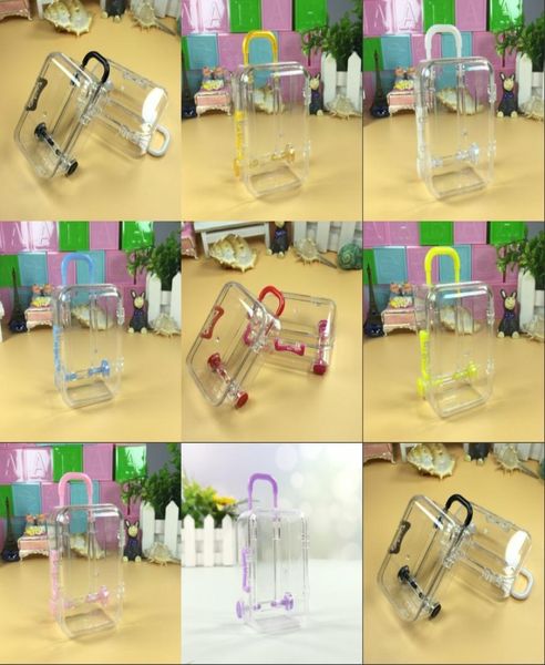 Mini Rolling Travel Suise Candy Box Baby Shower Wedding Favors Acrylique Clear Party Table Decoration Fournitures Cadeaux 226 J28169655