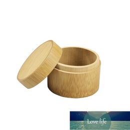 Mini boîte à thé ronde en bambou, boîte de rangement Maccha, colonne pot à thé, caddie, mallette de rangement, organisateur fait à la main