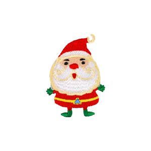 Mini Santa Claus naaien Noties borduurpleisters IJzer op voor kleding shirts hoeden cartoon kerstpatch