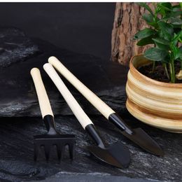 Mini set extérieur bonsaï outils de jardin à la main plante plantation fleur bêche/pelle jardin outils à main trois pièces