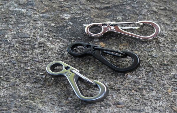 Mini SF Spring Mackpack Blogs Clasping Carabiners EDC Keychain Camping Bottle Hooks Paracord Tactical Survival Gear3512454