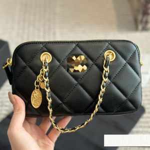 Mini-schoudertas Meisje Gouden Munt Handtas Portemonnee Kaarttas Designertas Luxe crossbodytas Gewatteerde tas met ruitpatroon Kettingtas Modesleuteltas Kaarthouder