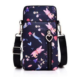 Mini sac à bandoulière Oxford de haute qualité, sac Vertical pour téléphone, porte-monnaie, étanche, multicolore avec prise casque