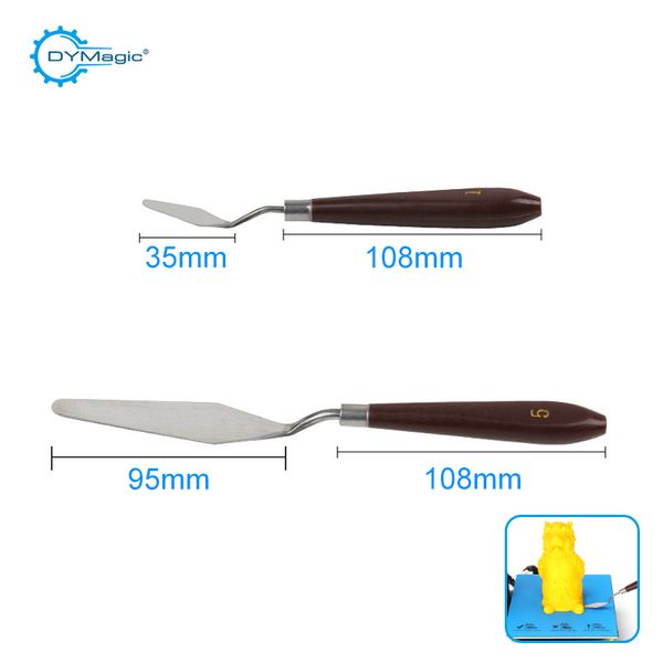 Mini Shovel Spatula 3D Modelos de extracción de lecho caliente Herramienta de espátula para limpiar la plataforma de impresora 3D de la impresora 3D Plataforma de lecho de calor