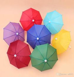 Mini parapluie de simulation pour enfants jouets dessin animé de nombreux parapluies de couleurs accessoires de photographie décoratifs portables et légers 4 9db ZZ1604829