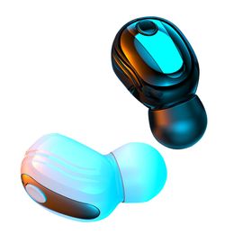 Mini Single Ear Bluetooth-oordopjes Draadloze sportkoptelefoon Ruisonderdrukking Hoofdtelefoon In-ear IPX6 Waterdicht Apple Headset Max Groothandel Handsfree oortje