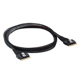 Mini Slimsas SFF-8654 8I 4.0 Connectez des câbles aux Slimsas SFF-8654 Server PCIE PCI Express 8 broches 8pin mâles à la puissance féminine