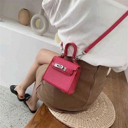 Mini Small Bag Light Luxury Dames Nieuwe schattige witte slinger One Shoulder Cross Portable Modellering Portemonnees