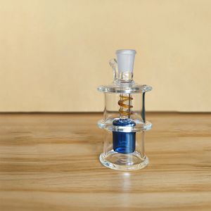 Mini petit verre Bong Dab Rig narguilés pipe à fumer fumée Shisha diposable 3 pouces de hauteur verre brûleur à mazout tuyaux cendriers percolater Bongs barboteur bol à tabac