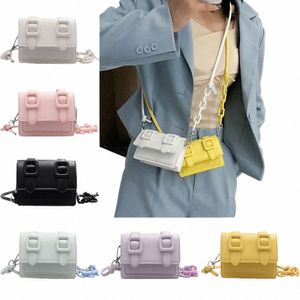 Mini petits sacs Menger pour femmes fille chaîne sac à main en cuir PU sac à main dames fille sacs à bandoulière designer 2022 été jaune 27VL #