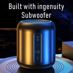 Comincan mini -luidspreker draadloos buiten draagbare kaart Bluetooth -speler met FM mp3 -luidsprekers muziek subwoofer stereo