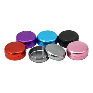 Mini roken kleurrijke aluminium legering droge kruid tabak kruid molenaar pil afdichting stash case opbergdoos draagbare container molen sigaretten zakhouder