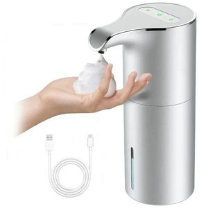 Mini Soap Dispenser Automatisch Touchless USB -oplaadbare elektrische schuimzeep Dispenser Verstelbare waterdichte waterdichte 450 ml 240419