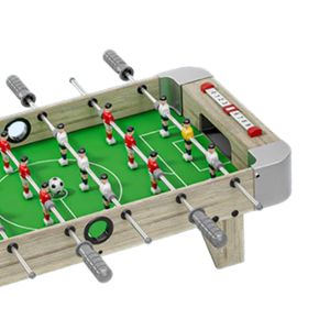 Mini voetbaltafel voetbalbordspel Indoor Portable Score Keeper met twee ballen interactieve flipperkastjes voor 2 spelers