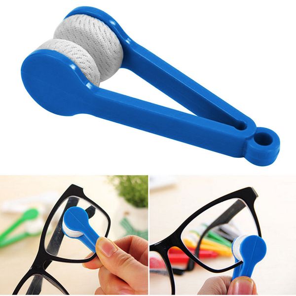 Mini doux lunettes lentille nettoyage brosse nettoyant essuyer microfibre lunettes lunettes lunettes écran frotter goutte 220926