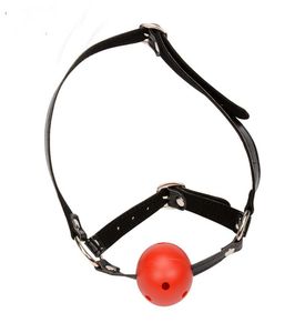 Mini Zachte Siliconen Bal Mondknevel Bal Gag Zwart Rood Roze Bondage Gag Bal Seksspeeltje Volwassen Toys4828483