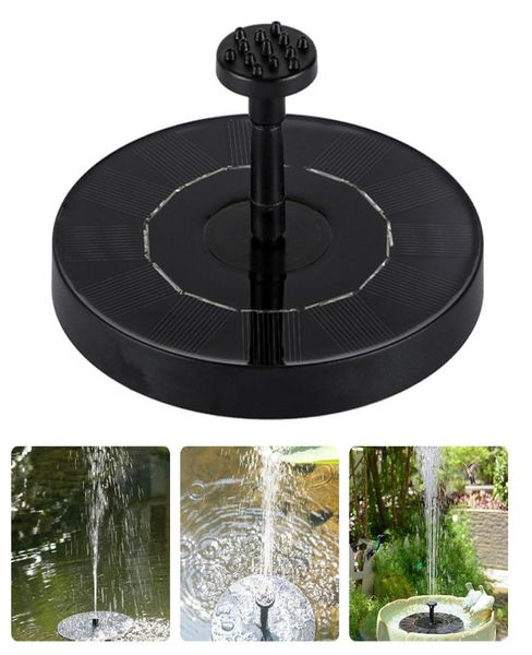 Mini fontaine Solar Fountain Solar Fountain Garden Pool Pool Pond Outdoor Panel Solar Garden Decoration1801199