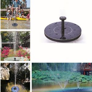 Mini Solar Power Water Fountain Garden Pool Pond Outdoor Solar Panel Bird Bath Floating Water Fountain Pump Garden Decor